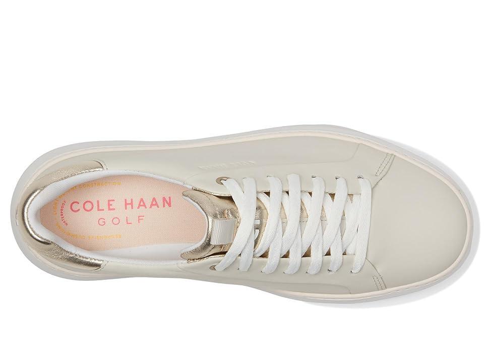 Cole Haan GrandPro TopSpin Golf (Silver Birch/Carinaria/Optic White) Women's Shoes Product Image