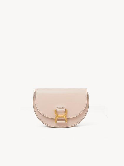 Mini Marcie flap bag in leather Product Image