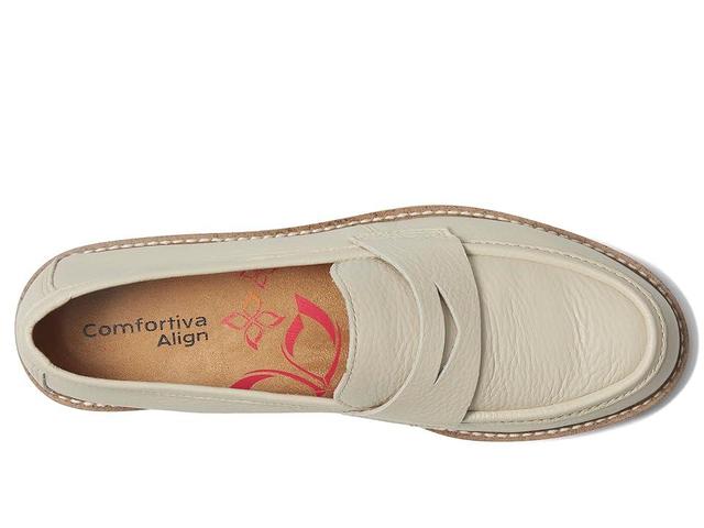 Comfortiva Lakota (Cream) Women's Flat Shoes Product Image