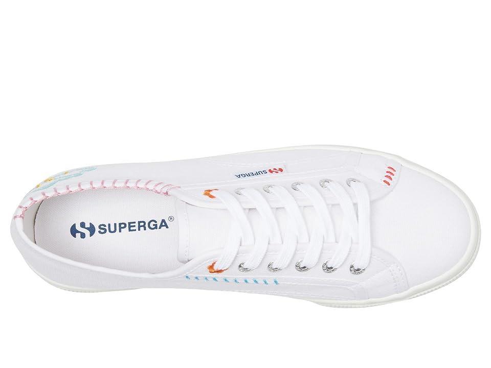 Superga 2740 Happy Logo Multicolor Embroidery Logo) Women's Shoes Product Image