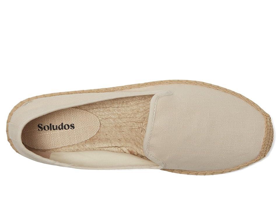 Soludos Smoking Slipper Espadrille (Tonal Ivory) Men's Slip on Shoes Product Image