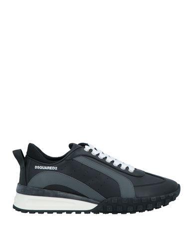 DSQUARED2 Man Sneakers Black Size 9 Calfskin Product Image