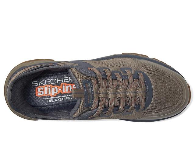 SKECHERS D'Lux Journey Hands Free Slip-In Sneaker Taupe) Men's Shoes Product Image