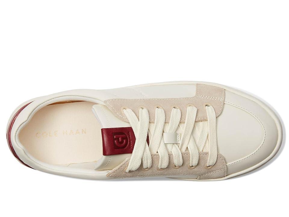 Cole Haan Grandpro Max Platform Sneakers (Ivory/Opticat/Cherry) Women's Shoes Product Image