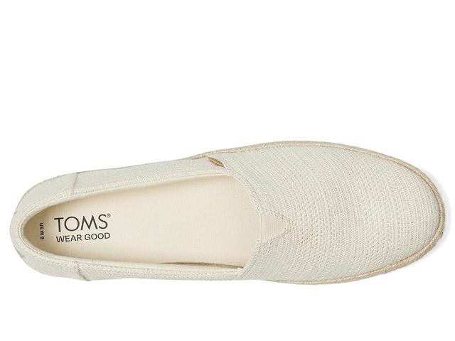 TOMS Valencia (Natural Undyed Metallic Linen Stripe) Women's Shoes Product Image