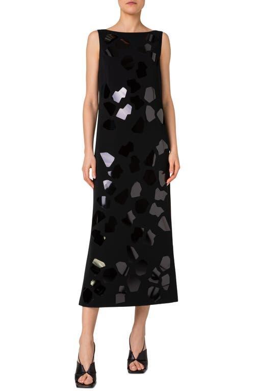 Akris punto Kaleidoscope Paillette Sleeveless Crepe Dress Product Image