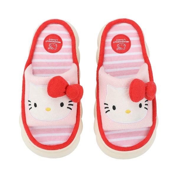 Womens Hello Kitty® Slipper White Stripes Product Image