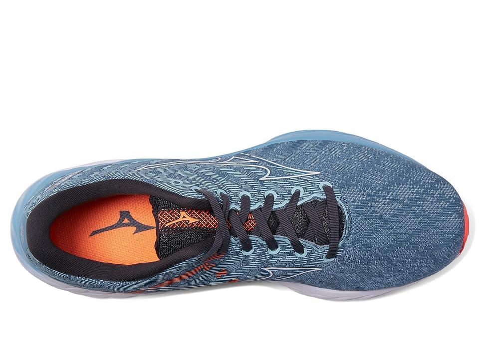 Mizuno Wave Inspire 19 Metallic Grey) Men's Shoes Product Image