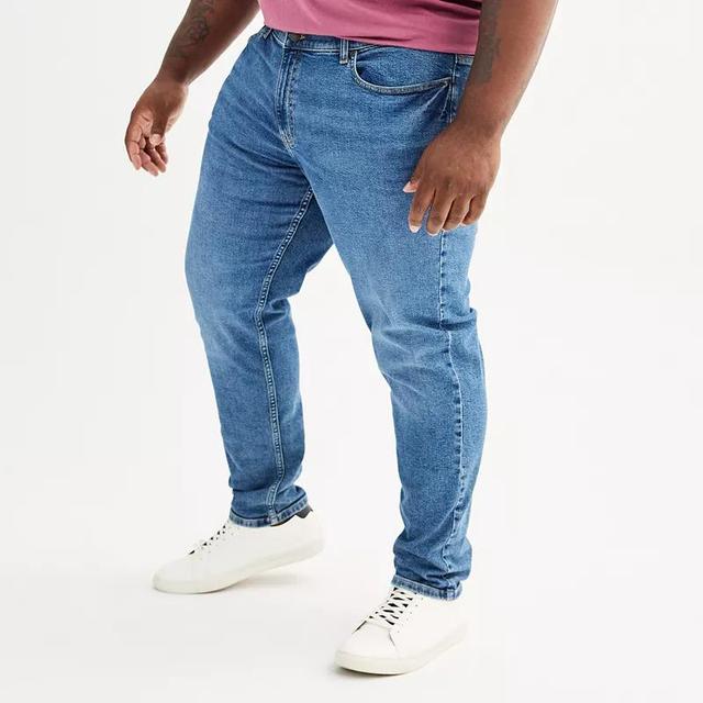 Big & Tall Sonoma Goods For Life Regular Fit Tapered Jeans, Mens Blue Product Image