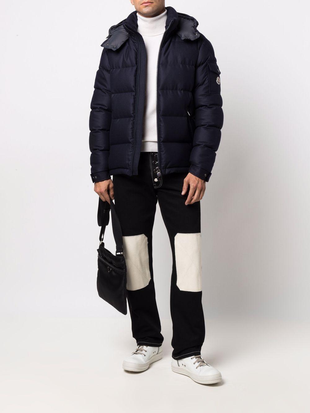 Montgenevre Padded Hooded Jacket In Navy Product Image