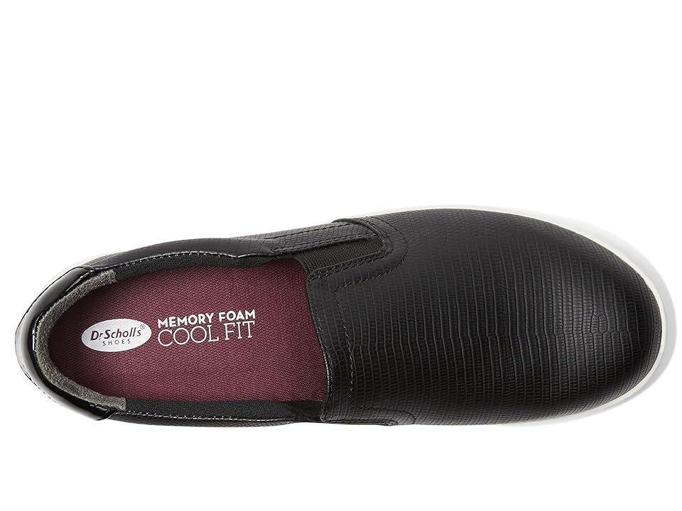 Dr. Scholl's Madison Black Lizard Print) Women's Shoes Product Image