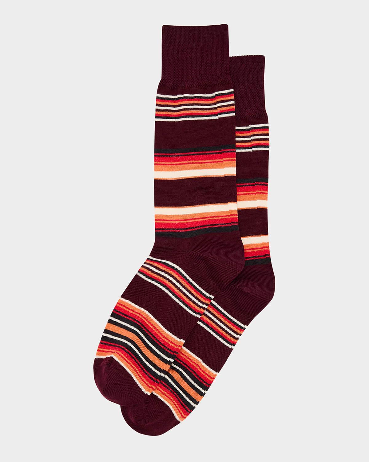 Men's Howard Stripe Crew Socks Product Image