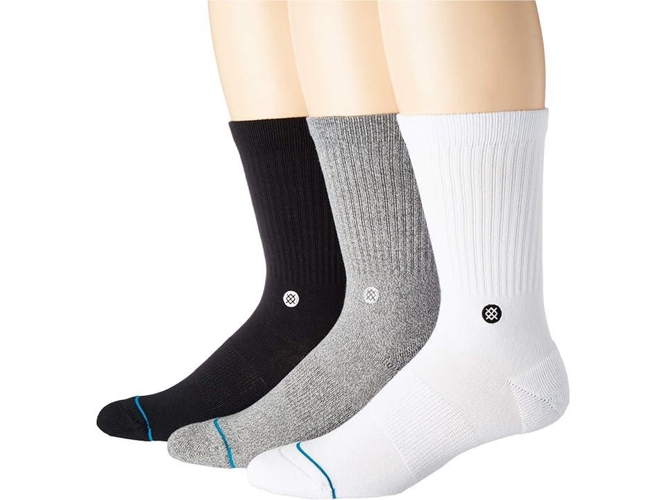 Stance Icon Assorted 3-Pack Crew Socks Product Image