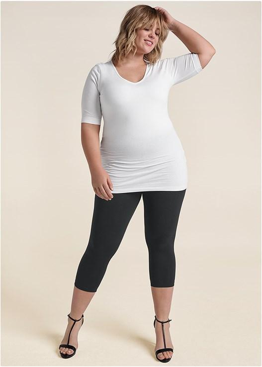 Long And Lean V-Neck Tee Product Image