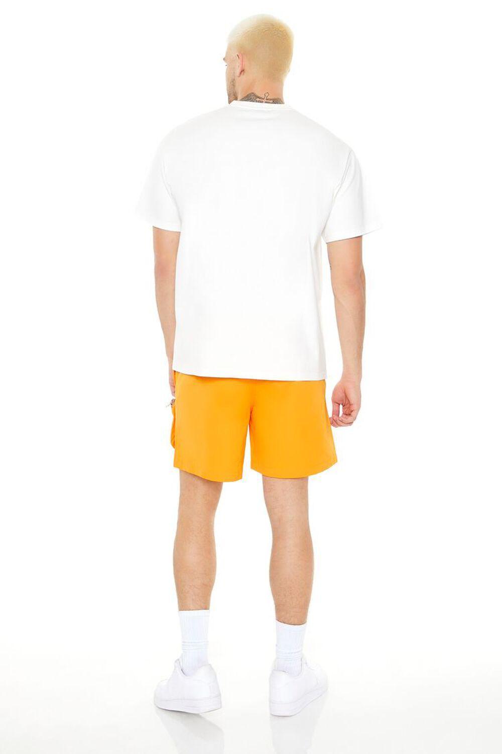 Mid-Rise Drawstring Cargo Shorts | Forever 21 Product Image