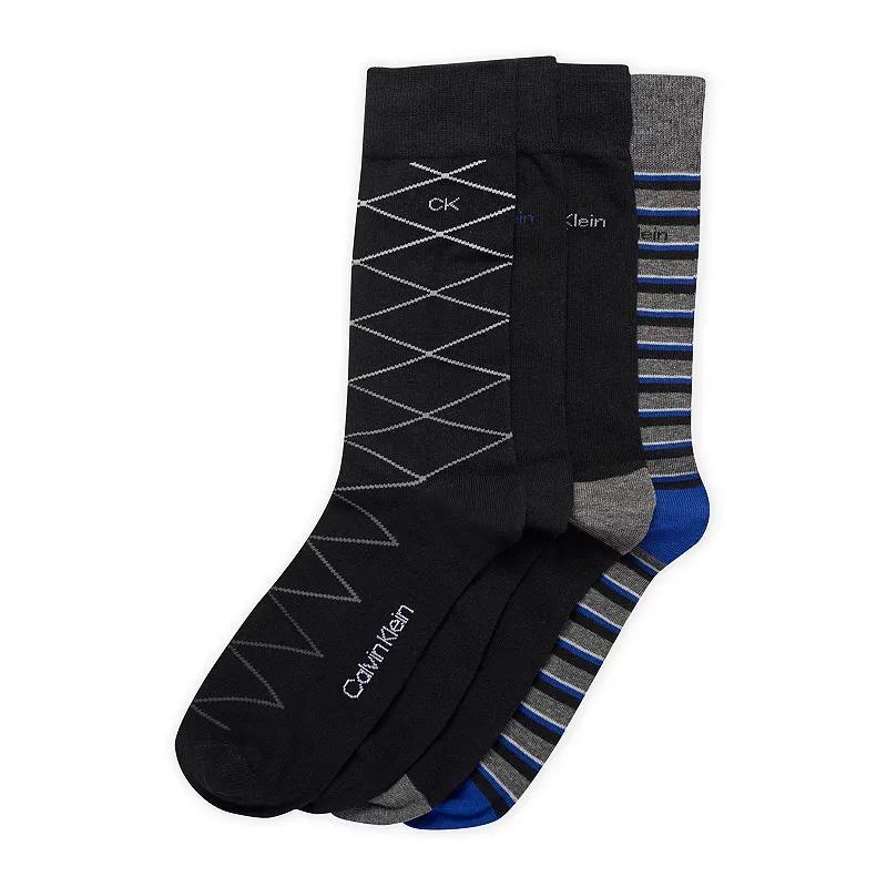 Mens Calvin Klein Pattern Dress Socks 4-Pack Product Image