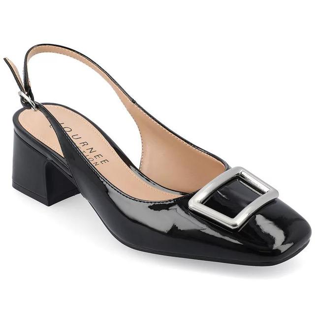 Journee Collection Everlee Womens Tru Comfort Foam Sling Back Square Toe Pumps Product Image