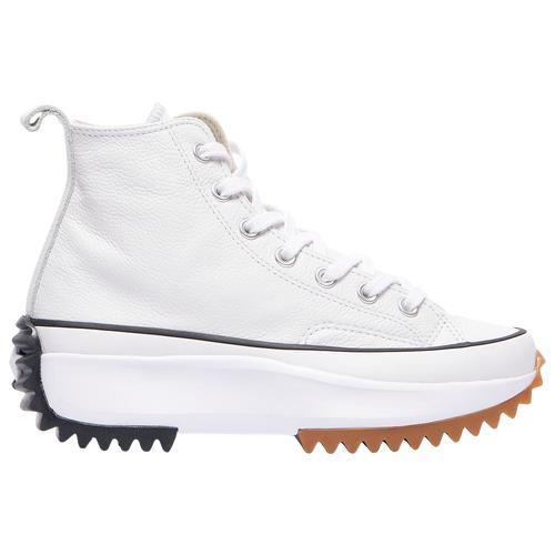 Converse Womens Run Star Hike Platform Foundational Leather - Shoes White/Black/Beige Product Image