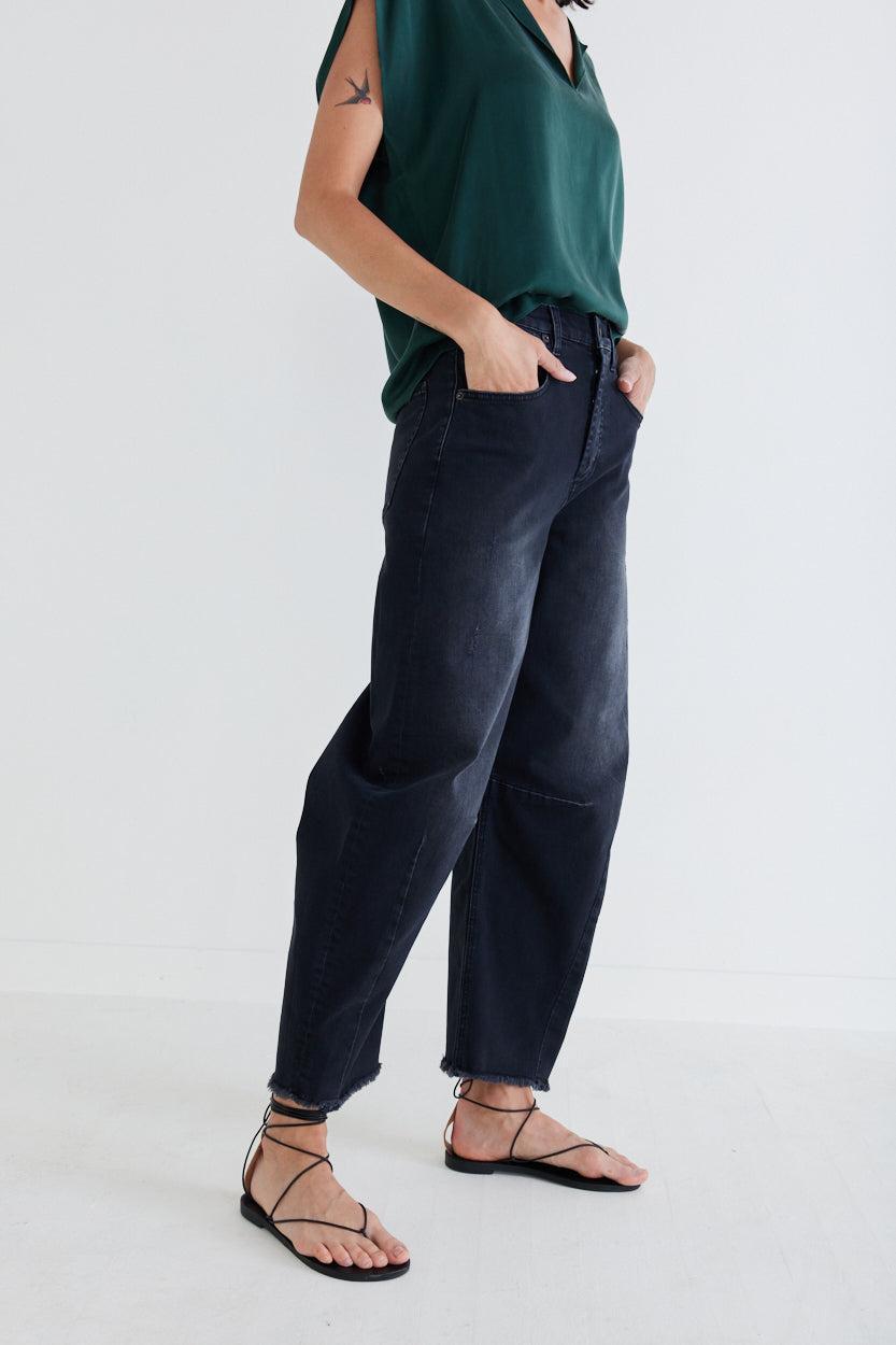 Fearless Wide Leg Denim Pants Product Image