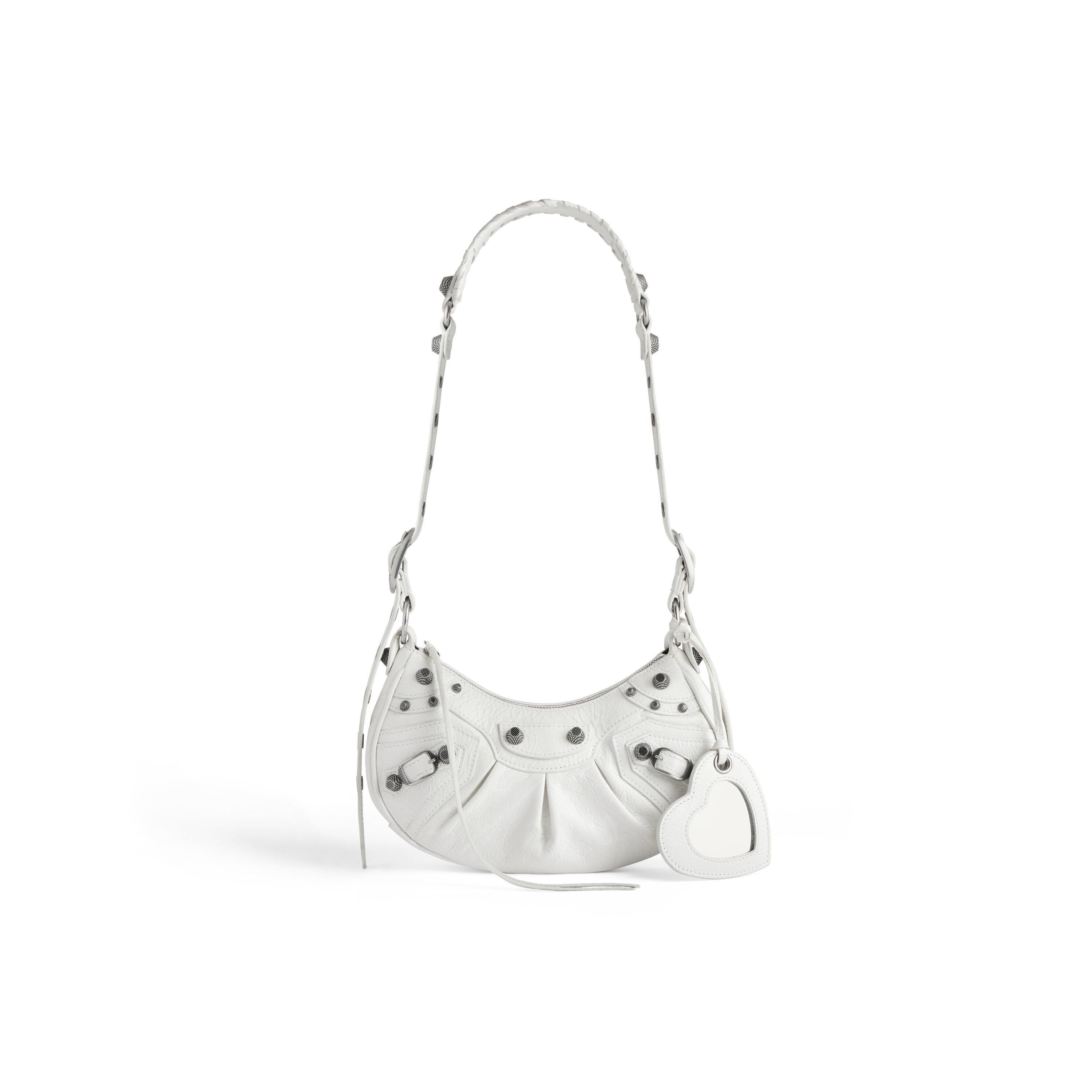 Women's Le Cagole Xs Shoulder Bag in White Product Image