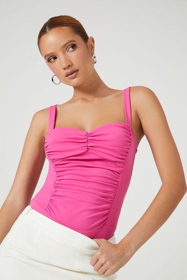 Ruched Sweetheart Bodysuit | Forever 21 Product Image