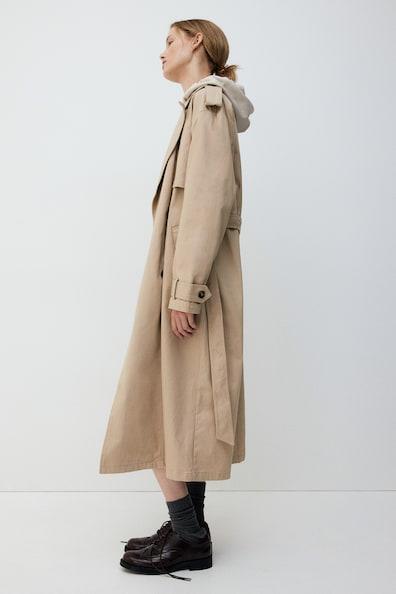 Twill Trench Coat Product Image