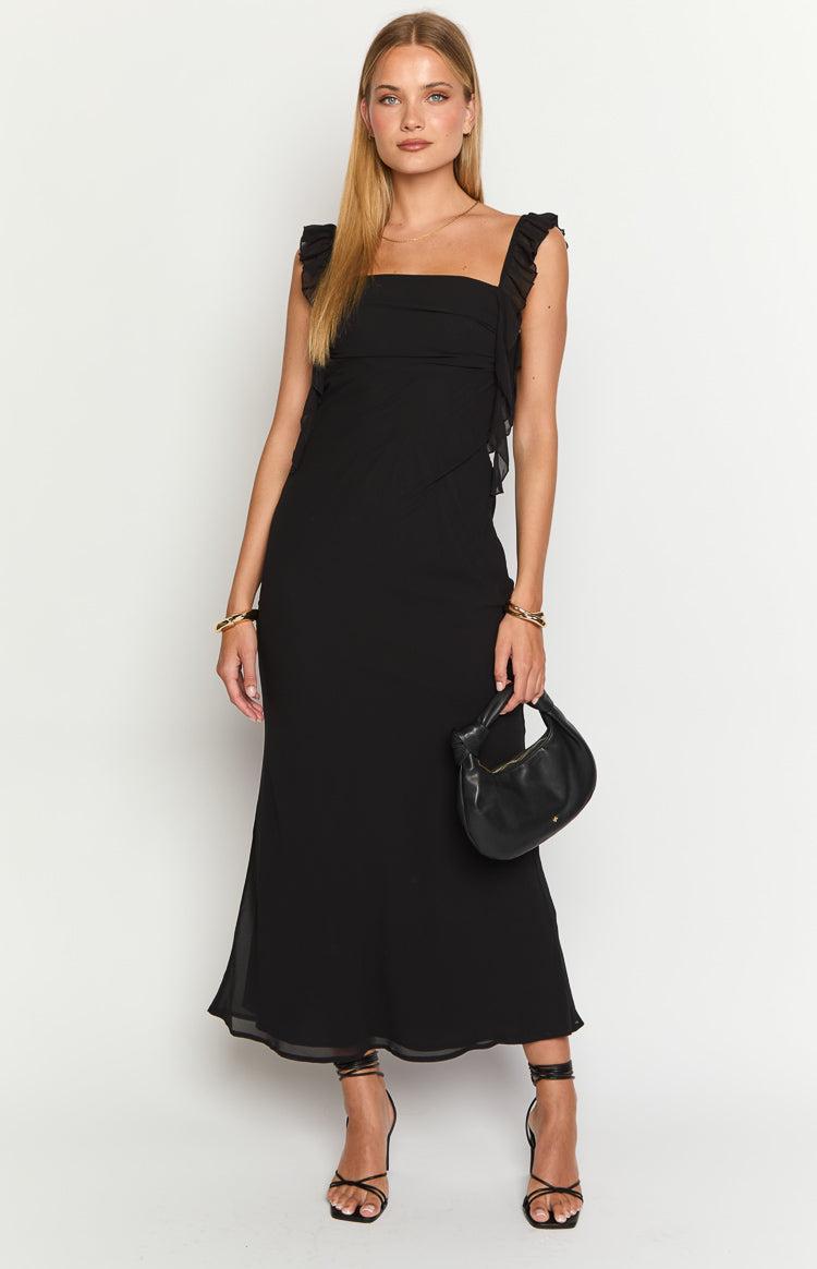 Fortuna Black Maxi Dress Product Image