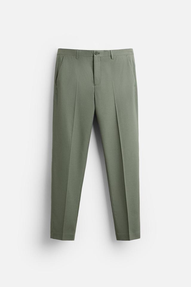 TEXTURED SUIT PANTS Product Image