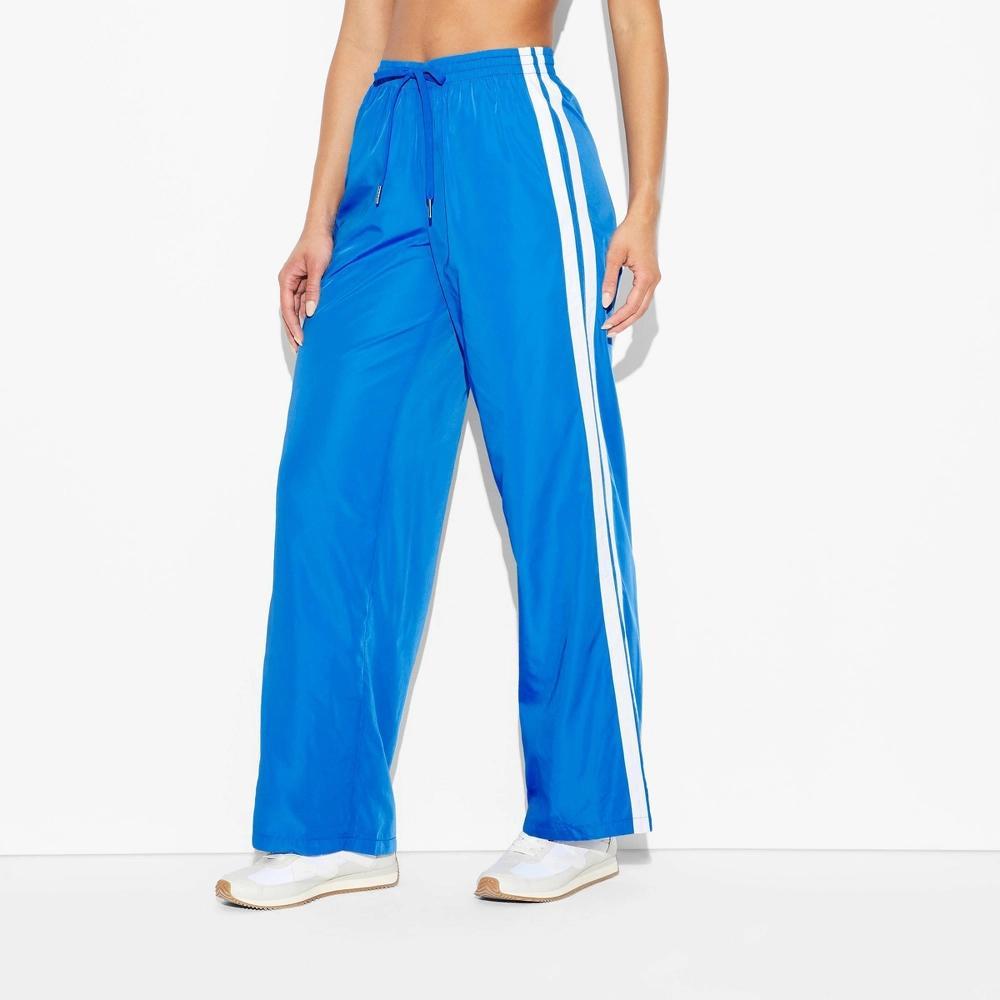 Women's Game Day High-Rise Track Pants - Wild Fable™ Light Blue XXS Product Image