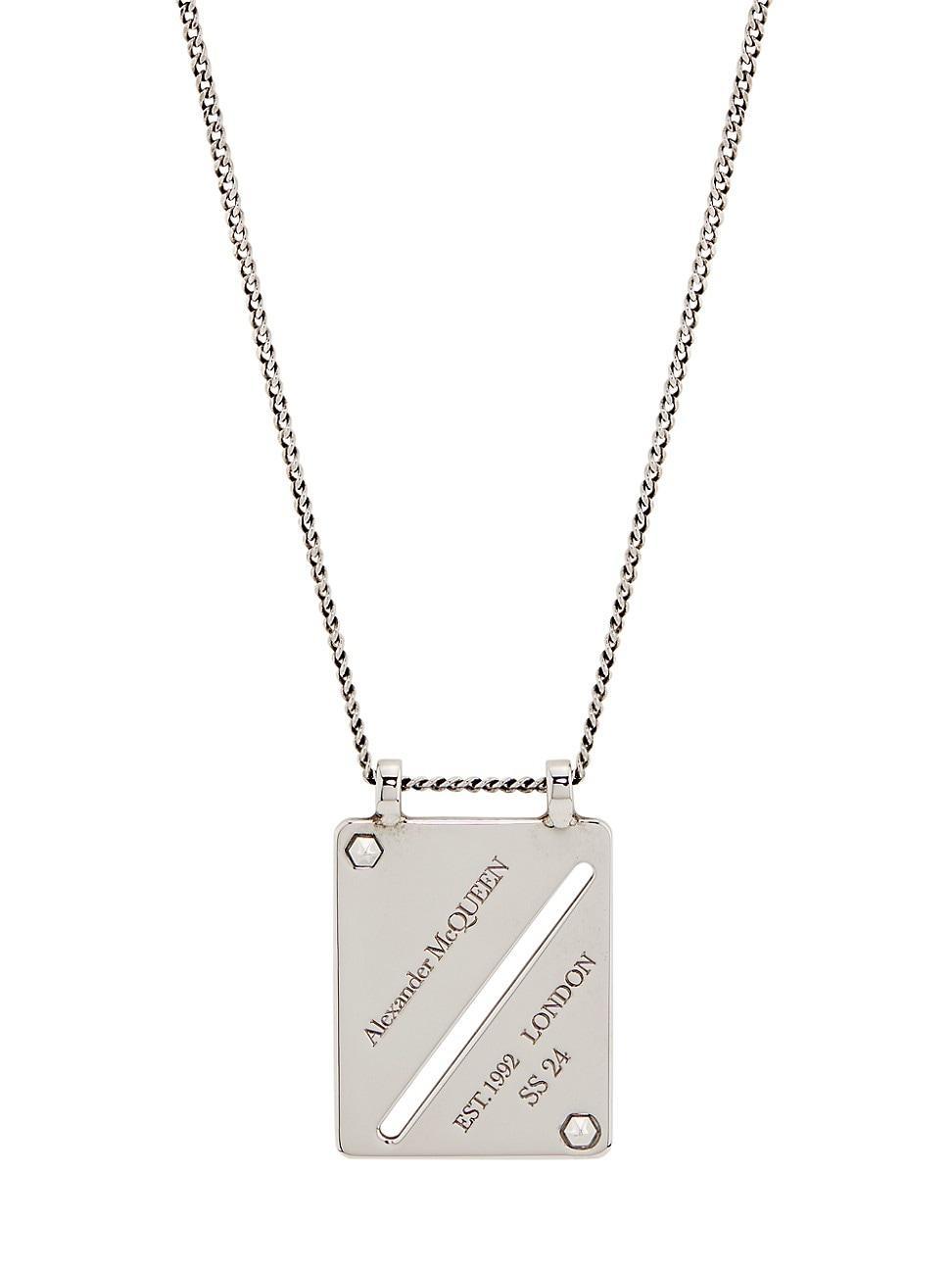 Mens Identity Tag Necklace Product Image