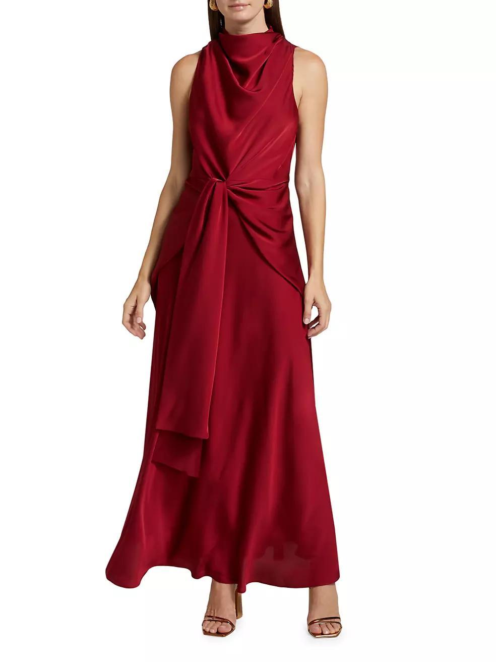 Esmara Stretch-Jersey Tie-Waist Sleeveless Maxi Dress Product Image