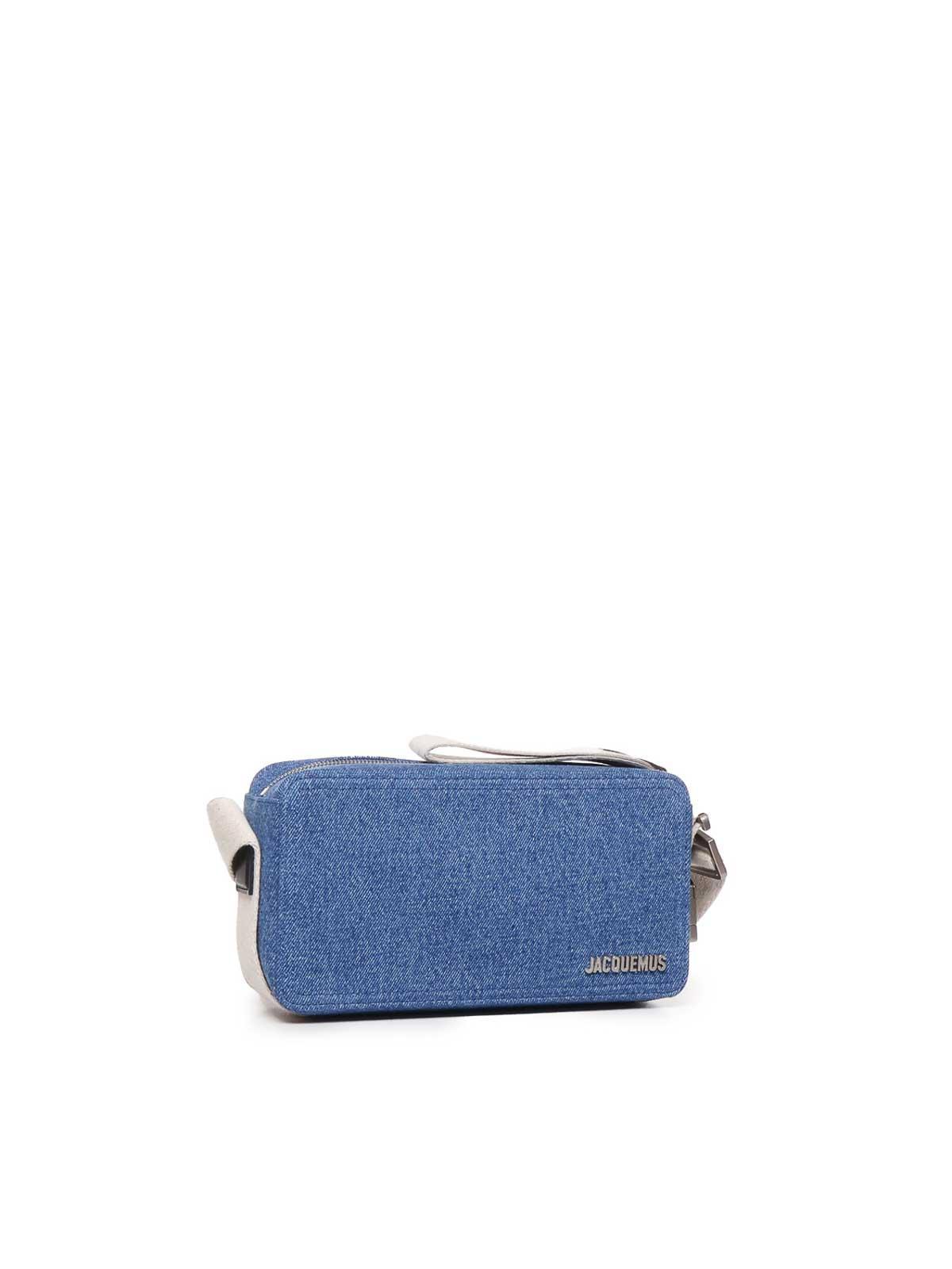 JACQUEMUS Horizontal La Cuerda Bag In Blue Product Image