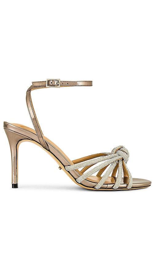 Tony Bianco Helena Sandal in Metallic Gold. Size 5.5, 6, 6.5, 7, 8, 8.5, 9, 9.5. Product Image