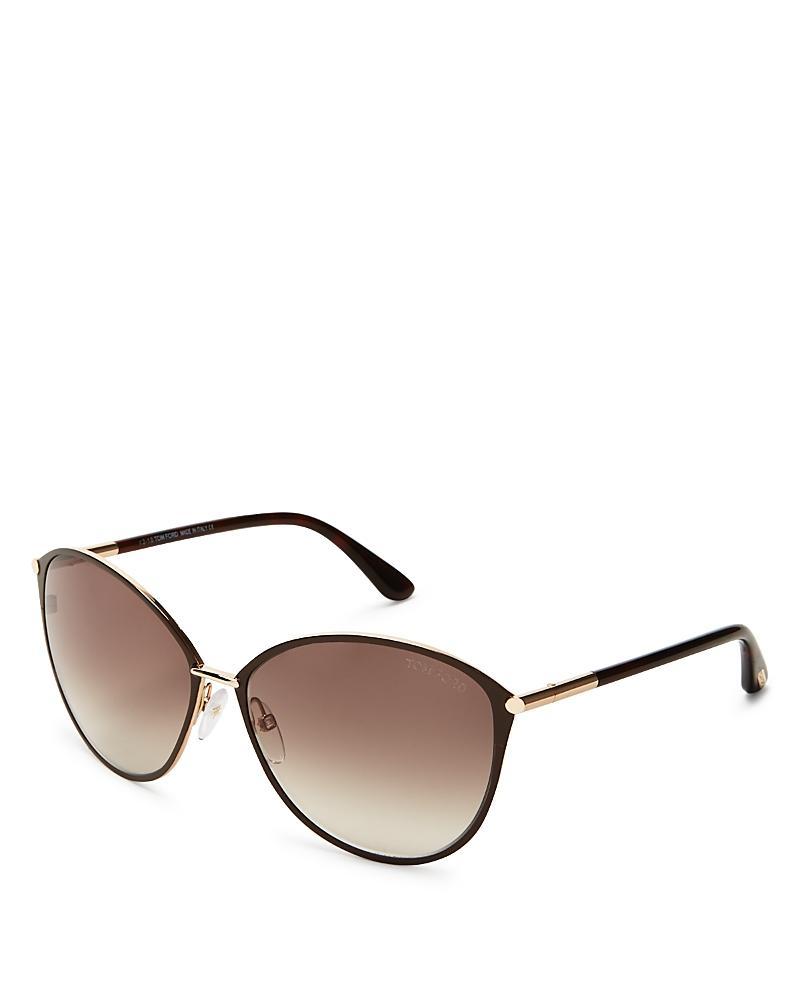 TOM FORD Penelope 59mm Gradient Cat Eye Sunglasses Product Image