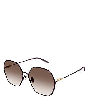 Geometric Acetate Round Sunglasses Product Image