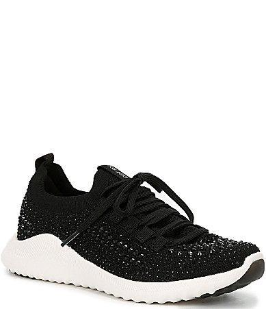 Aetrex Carly Sparkle Knit Rhinestone Embellished Sneakers Product Image