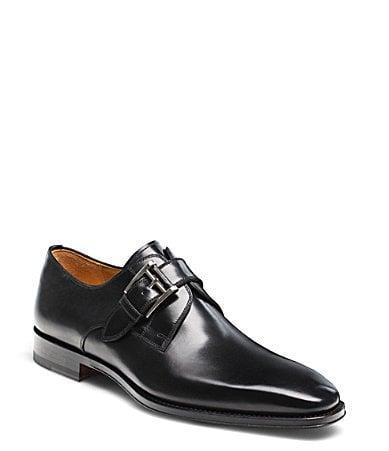 Magnanni Mens Marco II Monk Strap Leather Dress Shoes Product Image