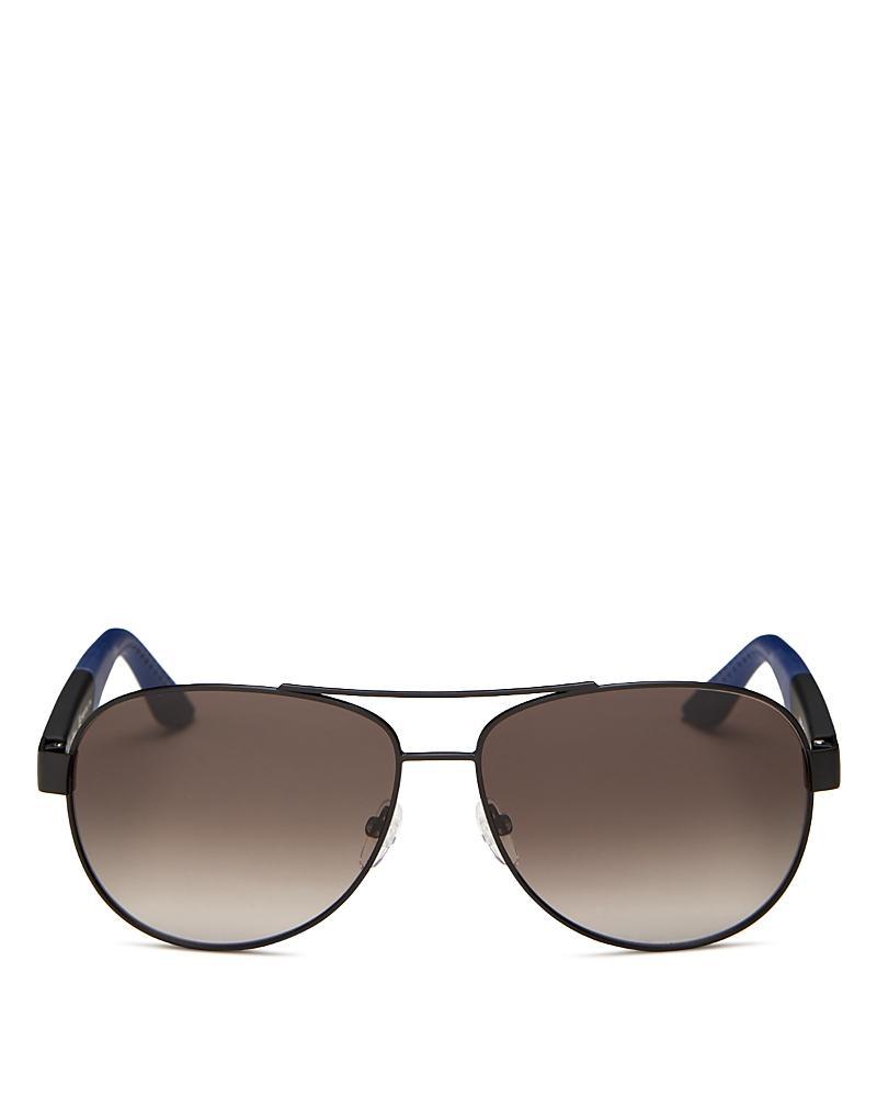 FERRAGAMO 62mm Oversize Gradient Navigator Sunglasses Product Image