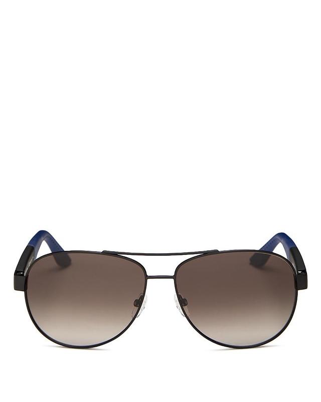 Salvatore Ferragamo Brow Bar Aviator Sunglasses, 62mm Product Image