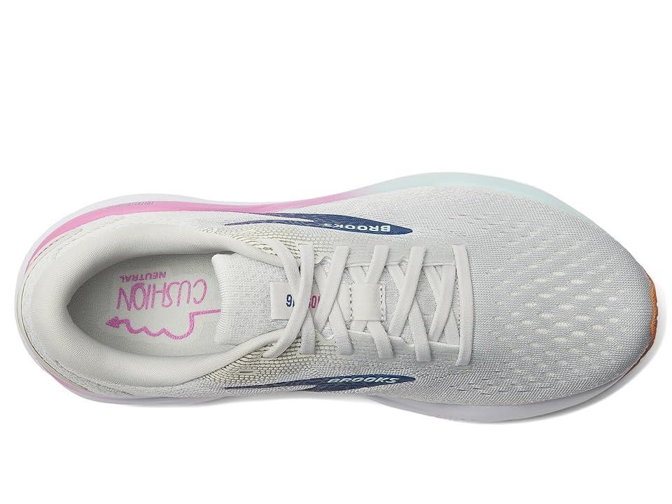 Brooks Ghost 16 Grey/Estate Blue) Women's Shoes Product Image