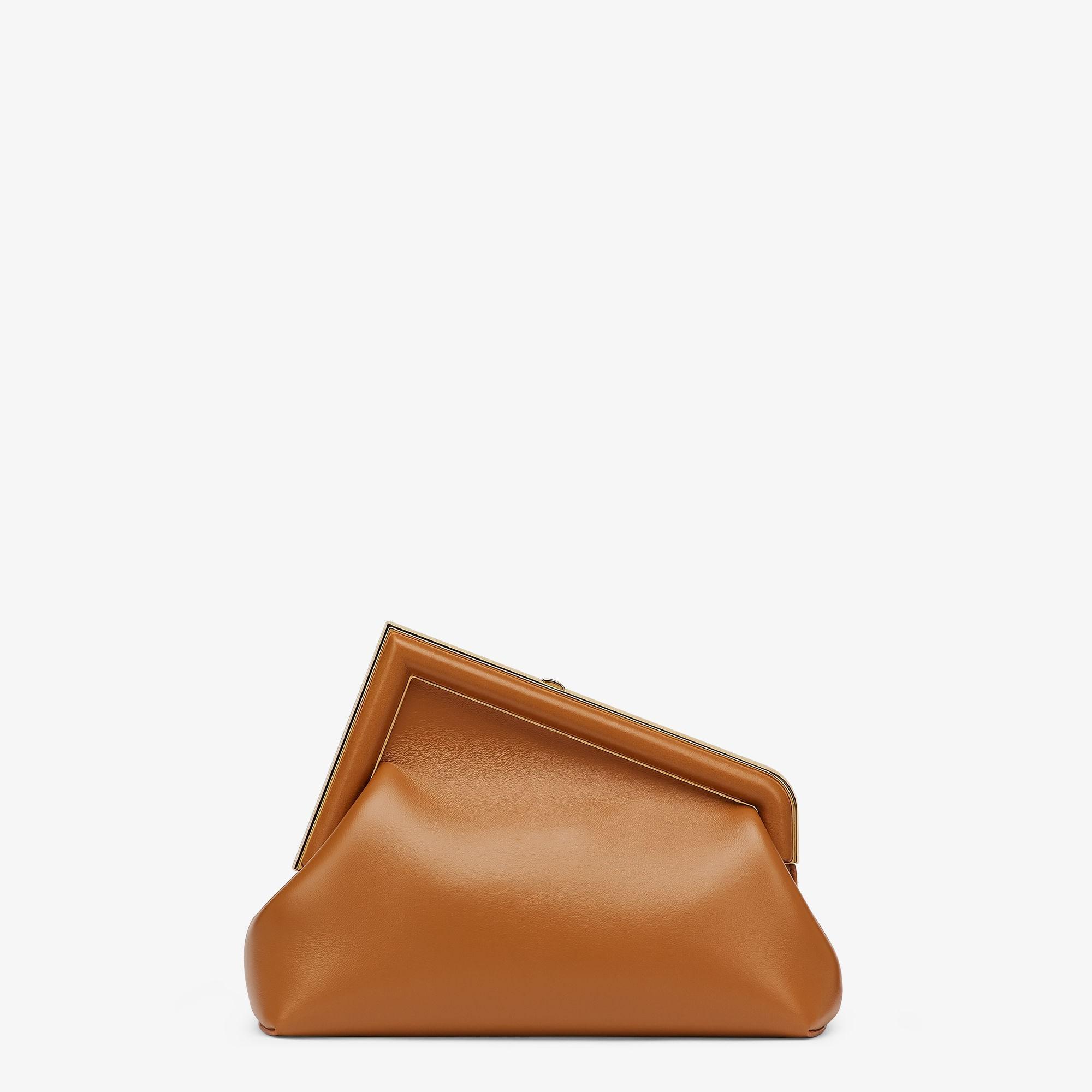 Fendi First SmallBrown leather bag Product Image