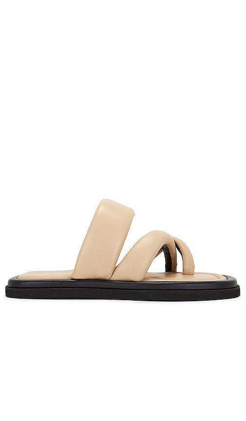 Helsa Puffy Slide in Tan Product Image