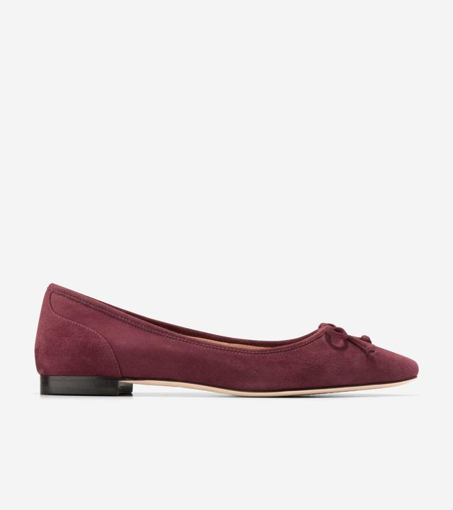 Cole Haan Womens Chlea Ballet Flats - Red Size 10 Product Image