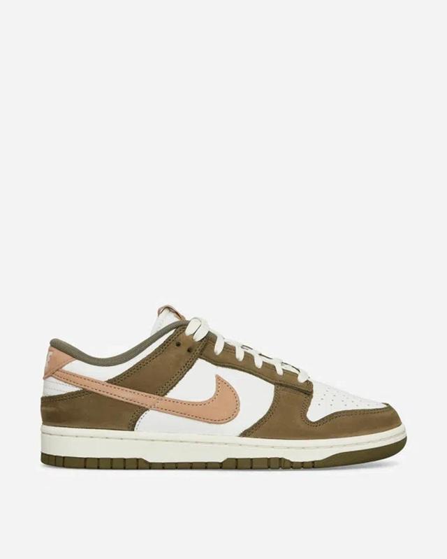 NIKE Dunk Low Retro Premium Sneakers Medium Olive / Summit White In Green Product Image