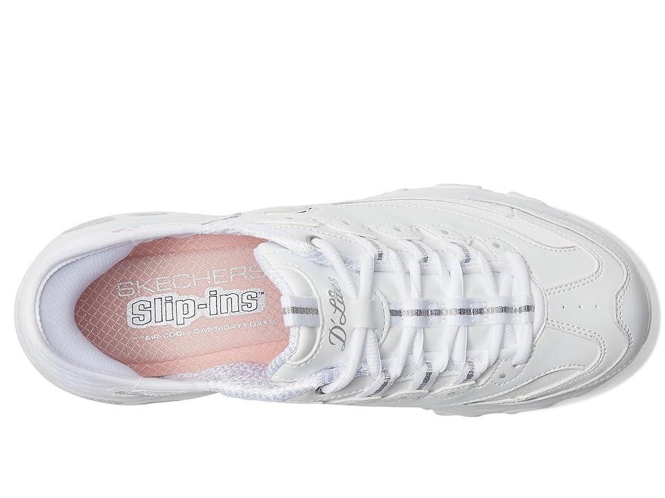 Skechers Womens Slip-ins- DLites - New Scene Casual Sneakers from Finish Line - White Product Image