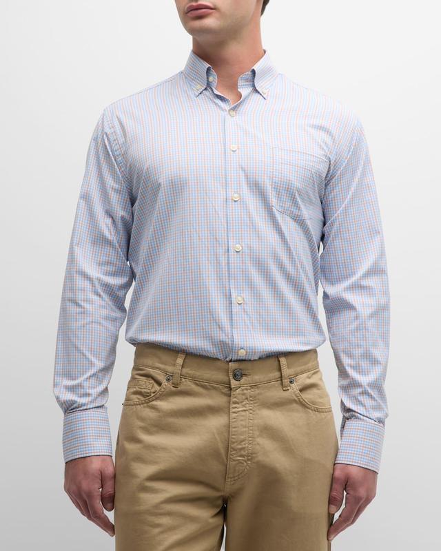 Mens Polk Performance Twill Sport Shirt Product Image