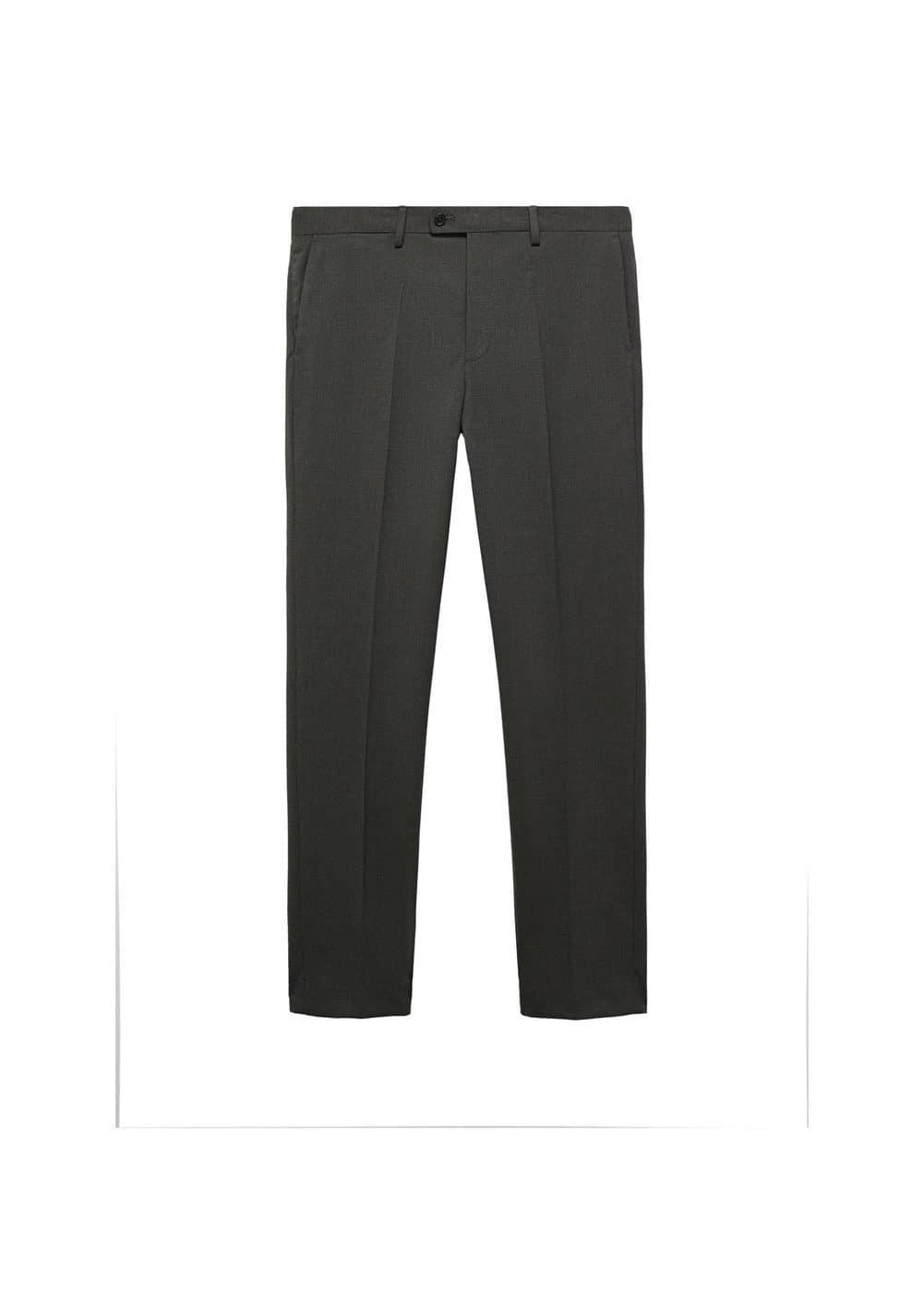 MANGO MAN - Stretch fabric slim-fit suit pants greenMen Product Image