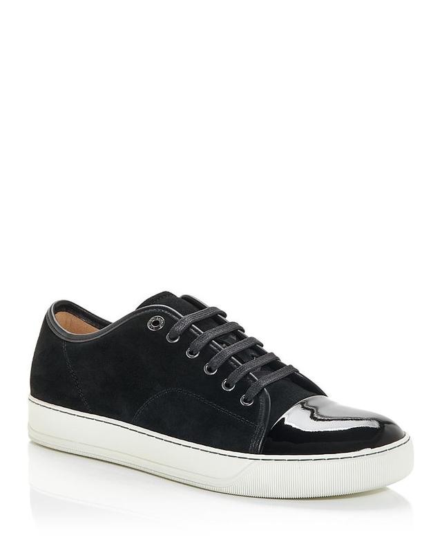 Lanvin Mens Cap Toe Low Top Sneakers Product Image