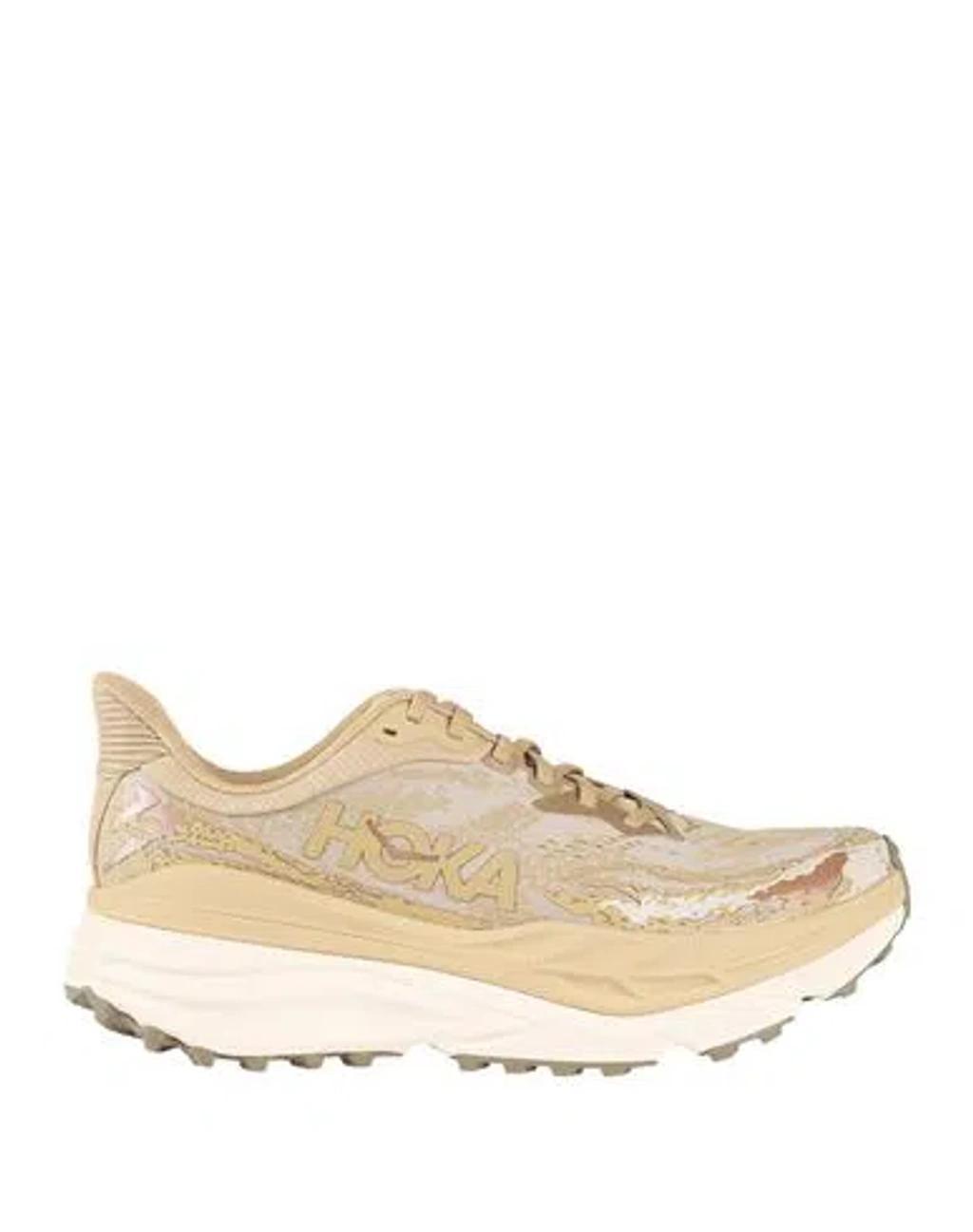 HOKA One One M Stinson 7 Man Sneakers Sand Size 9 Textile Fibers In Beige Product Image