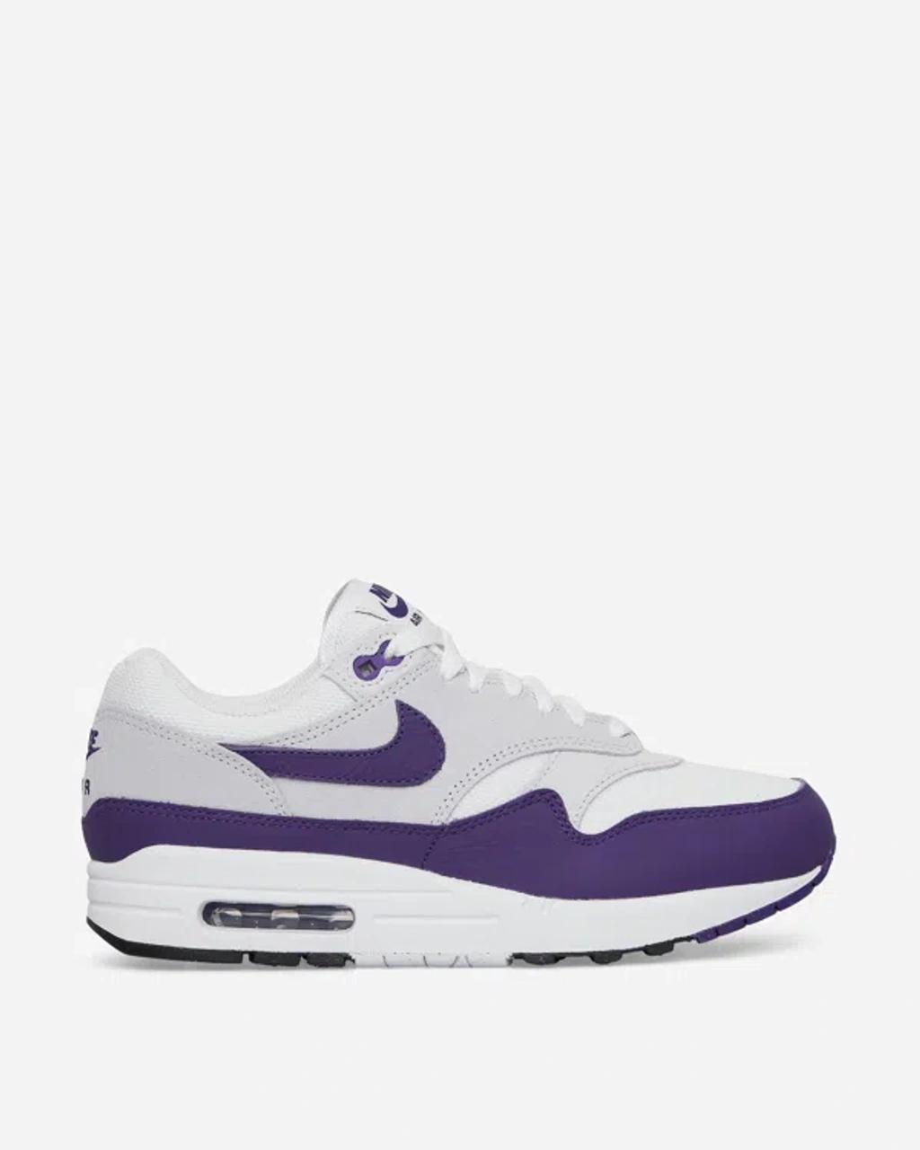 NIKE Air Max 1 Se Sneakers In White, Gray And Purple In Multicolor Product Image